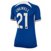 Zenski Nogometni Dres Chelsea Ben Chilwell #21 Domaci 2023-24 Kratak Rukav